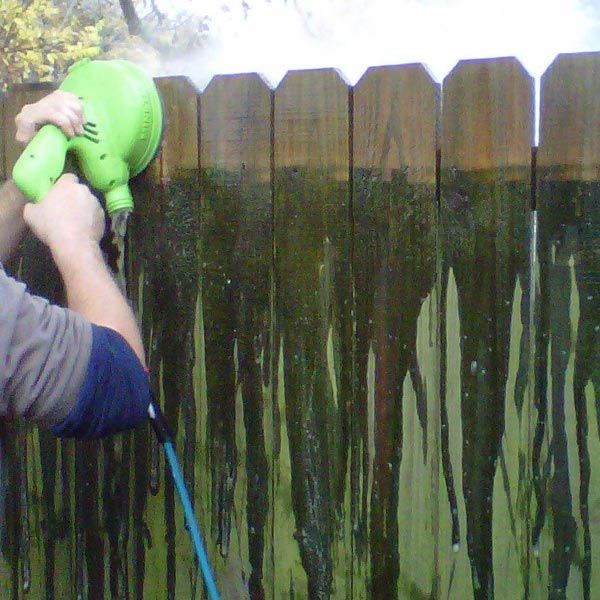 Fence Pressure Washing in Evadale