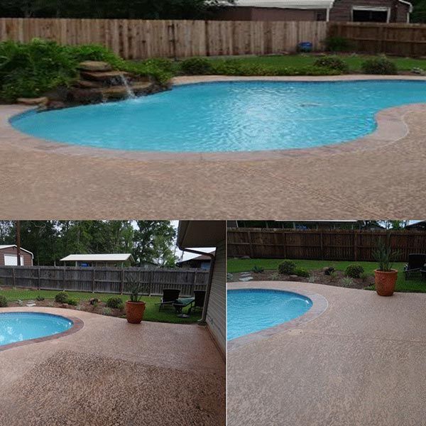 Pool Deck Cleaning and Pressure Washing in Orangefield