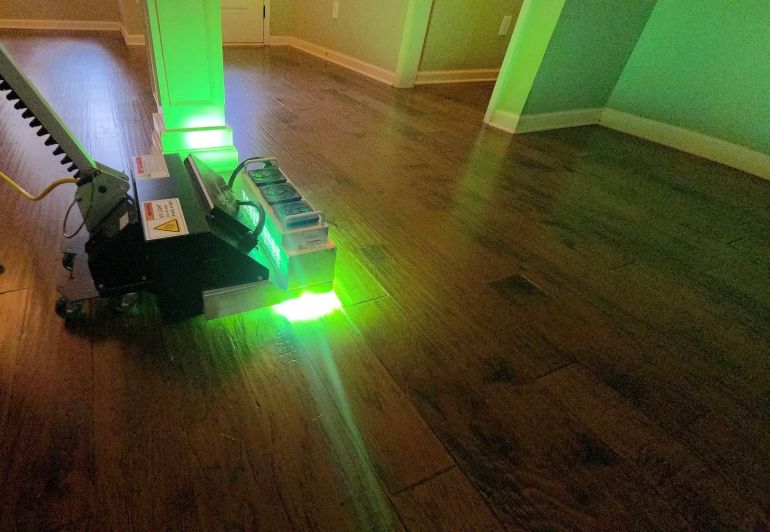 UV Wood Floor Finishing